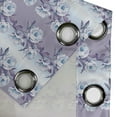 thumbnail image 4 of Ambesonne Grommet Curtain, , 50"x63", Pale Eggplant Soft Blue, 4 of 5