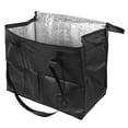thumbnail image 3 of SHISUYAN Sac d'Épicerie Réutilisable Sac Isotherme Sac de Courses Robuste (Noir), 3 of 8