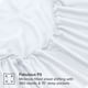 thumbnail image 5 of Bare Home Juego de Sábanas TENCEL™ - Lyocell Derivado Del Eucalipto - Twin XL, Blanco, 5 of 7