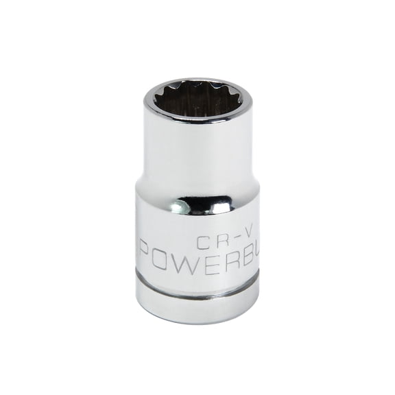 Powerbuilt 1/2 Inch Drive x 13 MM 12 Point Shallow Socket - 642032