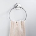 thumbnail image 2 of Hand Towel Ring Bathroom No Drilling Wall Mounted Brushed Nickel Circle Rings Door Hanger Towels Rack Bathroom Hardware Set Wall Mount, 2 of 10