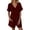 Wine, variant on Women's V Neck Cotton Linen Jumpsuit with Pocket, Short Sleeve Back Zipper Romper, Casual Summer Jumpsuit for Beach Vacation, Streetwear and Daily Wear-Green