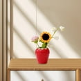 thumbnail image 2 of Florero de cerámica de fresa, maceta bonita, adorno de mesa, arreglo floral para escritorio, mesa de centro, regalo de inauguración de la casa S, 2 of 8