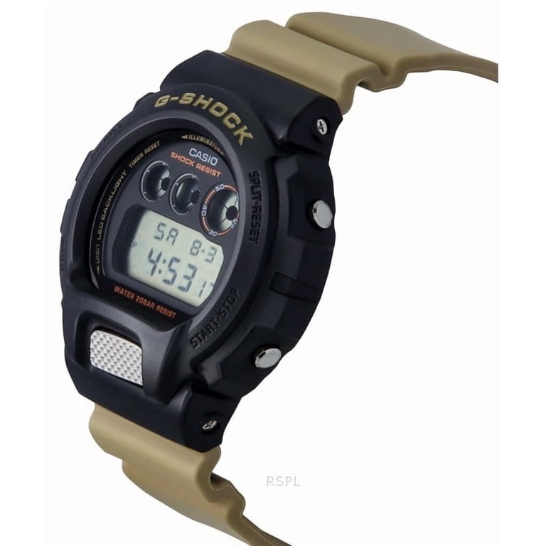 Casio G-Shock Digital Resin Strap Black Dial Quartz DW-6900TU-1A5