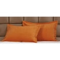 thumbnail image 2 of SIScovers Mixology Padma 3 Piece Bed Cap Comforter Set with Sewn Corners Orange California King, 2 of 5