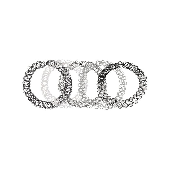 Wonder Nation Female 5pc Stretch Choker Set, 12"