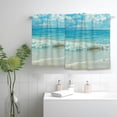 thumbnail image 2 of Nawy Beach Waves Blue Sky Clouds Nature Towels 2-Pack Ultrafine Fiber Kitchen Towels 27.5x16in 27.5*16in, 2 of 6
