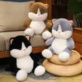 thumbnail image 3 of Juguetes de peluche de gato bonito para niños, almohada Huggable de simulación esponjosa divertida, decoración de habitación de dibujos animados, 25 cm, 35 cm, 45cm, 3 of 4