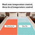 Double Electric Heated Mattress Topper 160x140cm with Automatic Shutoff