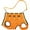 Orange, variant on UOSIA Dog Lift Harness Full Body Support and Recovery Dog Lifter Vest Harness