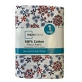 thumbnail image 3 of Mainstays 100% Cotton 1 Yard Precut Fabric Blue Red Floral, 3 of 3