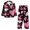 Pink Heart, variant on Renewold Thermal Pink Heart Print Pajama Top Pants Set of 2 Valentine's Day Button Down Nightwear for Spring Fall Winter Women Casual Home Daily Wear Clothing Size M