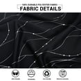 thumbnail image 4 of NICETOWN Black Blackout Curtains Extra Long Grommet Thermal Insulated Pattern Printed Window Curtains, W52 x L95, Set of 2, 4 of 7
