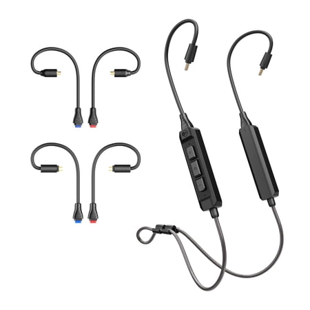 MEE audio BT3 Bluetooth Wireless Adapter Cable for In-Ear Monitors with aptX HD, aptX adaptive, LDAC