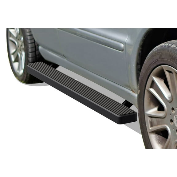 APS Running Boards 5 inches Matte Black Compatible with Mercedes-Benz ML-Class 1998-2005 (Nerf Bars Side Steps Side Bars)