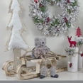 thumbnail image 2 of Northlight Glittered Pinecone Fuzzy Bear Christmas Figure - 5.5", 2 of 4