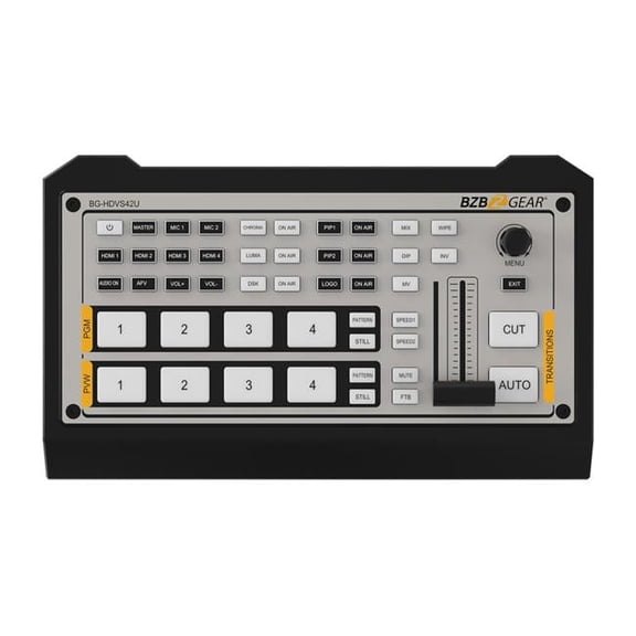 4-Channel HDMI Live Streaming Video & Audio Mixer Switcher