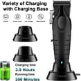 thumbnail image 5 of KEMEI Professional Hair Clippers Trimmer and Foil Shavers Set, Electric Hair Clippers for Men, Cordless Barber Clippers, T Blade Zero Gapped Hair Trimmer, Rechargeable Detailer Trimmer Electric Razor, 5 of 9