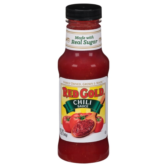 Red Gold Made with Real Sugar Chili Sauce, 12 oz Bottle