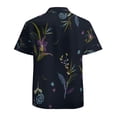 thumbnail image 3 of High Quality Hawaiian Shirts for Men Short Sleeve Aloha Beach Shirt Floral Summer Casual Button Down Shirts Blouses IJK35E, 3 of 7