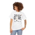 thumbnail image 2 of Play like Girl try to keep up for Clark 22 Basketball fan Unisex Cotton Tee, 2 of 8