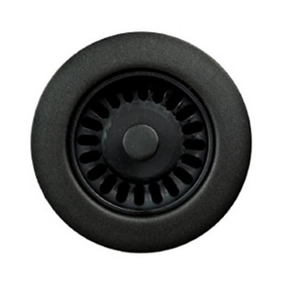 3.5 in. Sink Strainer, Plastic - Matte Black