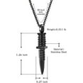 thumbnail image 2 of Cremation Jewelry for Ashes, Swiss Army Knife Memorial Urn Necklace for Men, Viking Cremation Axe Necklace Celtic Knot Keepsake Pendant for Ashes, 2 of 8