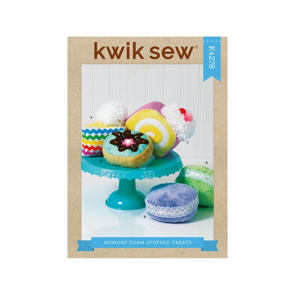 Kwik Sew Sewing Pattern 4278 - Memory Foam Stuffed Treats, Size: OS (One Size)