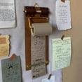 thumbnail image 4 of Note Paper Roll for Wall Mounted Holder - Butcher Roll with Cutter for Memo Board, Drawing, to-Do Lists & Artwork - Creative Inspiration for Home & Office (Brown Paper Roll), 4 of 11