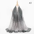 thumbnail image 2 of Clearance! Fdelink Fashion Jacquard Cotton Parisian Stripe Shawl Soft Beach Towel Scarf, Women Scarf, 2 of 2