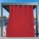 thumbnail image 3 of Cortinas de exterior fáciles de usar, impermeables, 110 x 96 cm, color rojo (1 panel), 3 of 8