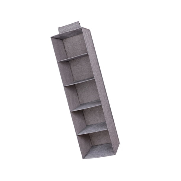Organizador de armario multicapa, estantes de armario colgantes plegables, bolsa colgante, caja de ropa transpirable, gran capacidad para bufanda Almacenamiento y organización del hogar tipo 3 Billuyoard HA025761-03