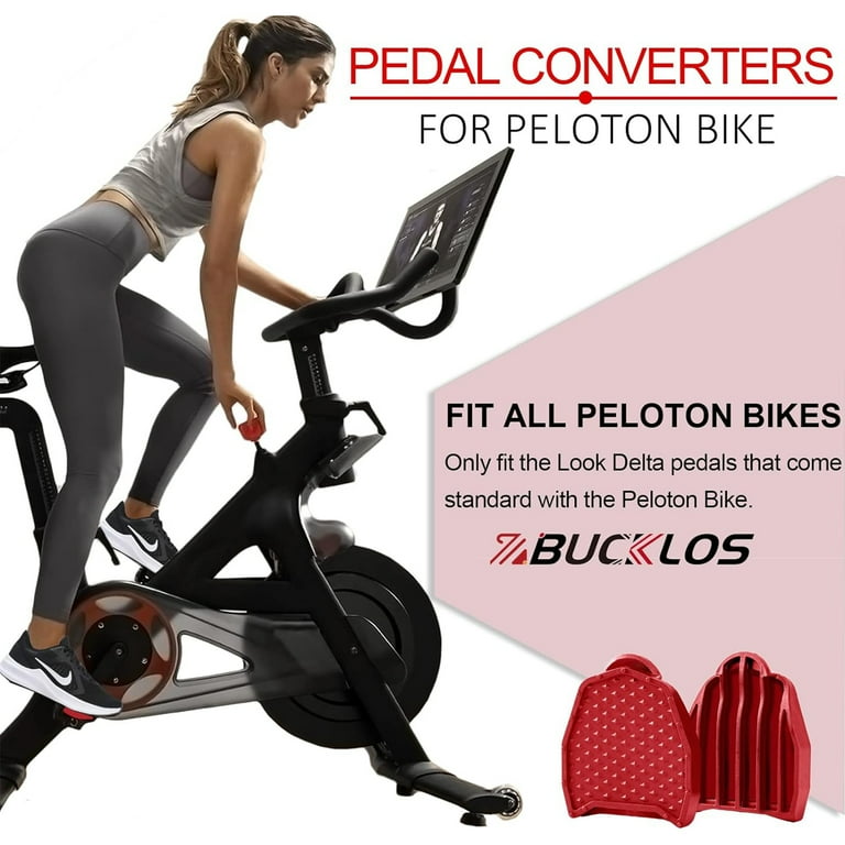 BUCKLOS Look Delta Pedal Converter for Peloton Bike Peloton Bike Ride The Peloton with Sneakers Pedal Platform for Look Delta Pedals Regular Shoes Great for Friends Family Kids Walmart