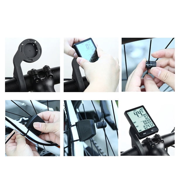 Ordinateur Vélo GPS Sans Fil Compact – Compteur Vitesse Et Kilométrique Étanche IP67, Batterie Ultra-Longue Jusqu'à 6 Mois !