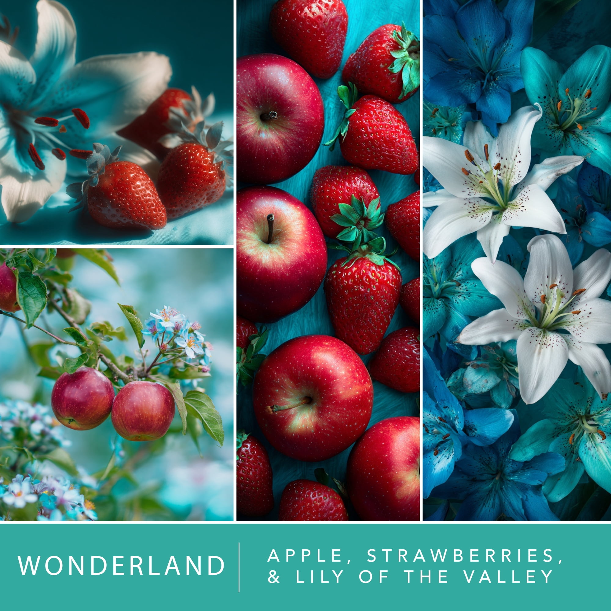 (5 pack) Wonderland Scented Wax Melts, Scentsationals, 5 oz