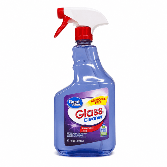 Great Value Ammonia Free Glass Cleaner, 32 fl oz