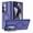 Blue, variant on Dteck Magnetic Case for Samsung Galaxy S21 FE with Lens Kickstand, Shockproof TPU Acrylic Shockproof Back Lightweight Anti-Scratch Protective Wireless Charging Non-Slip Grip Support Cover, Blue