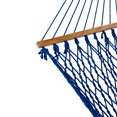 thumbnail image 4 of Bliss Hammocks 2-Person Cotton Rope Hammock with Spreader Bar & Hardware, 80x60, Blue, 4 of 5
