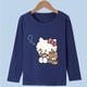 thumbnail image 5 of Hello Kitty dibujos animados Primavera Verano niños algodón manga larga Camiseta medio pequeño niños camisa inferior niño y niña niños, 5 of 5
