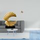 thumbnail image 2 of Figura abstracta de caballo con de resina oceánica, escultura decorativa para dormitorio, oficina, estante, regalo, 2 of 8