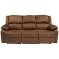 thumbnail image 7 of Flash Furniture Harmony Series Chocolate Brown Microfiber Sofa with Two Built-In Recliners, 7 of 7