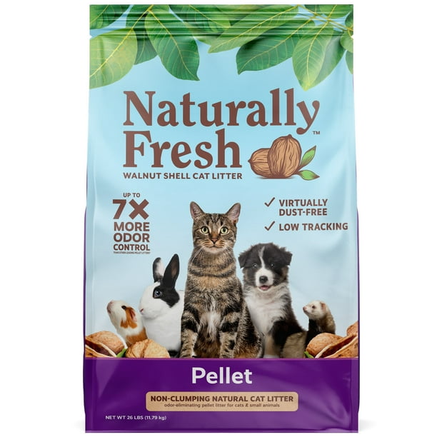 Naturally Fresh WalnutBased Pellet NonClumping Cat Litter 26 lb. bag