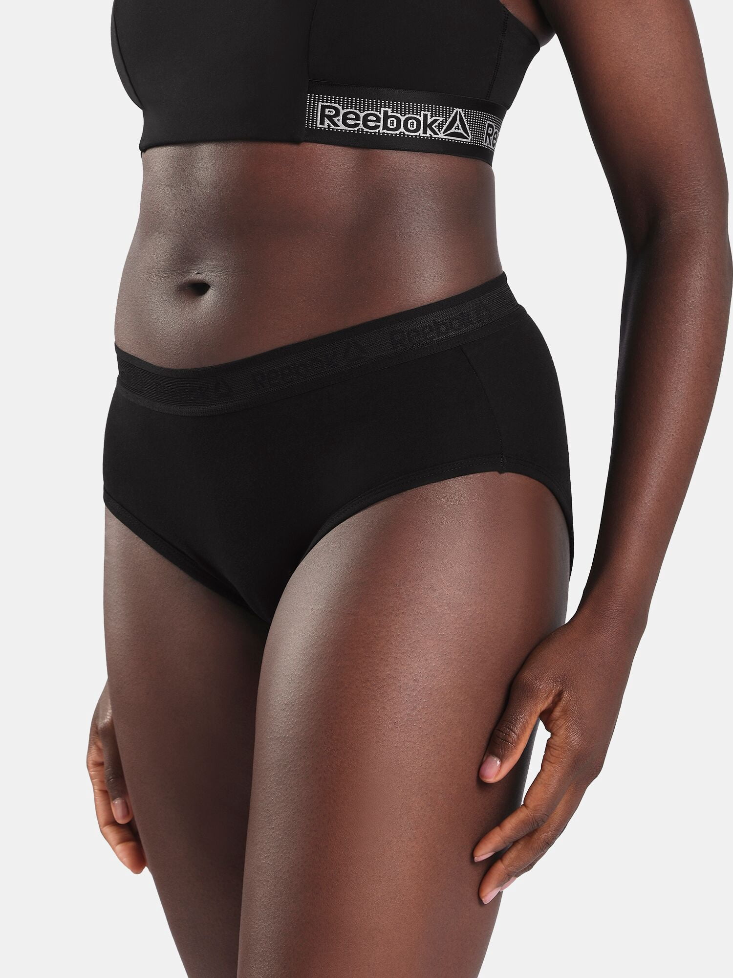 Reebok Women’s Performance Cotton Hipster Underwear, 3-Pack, Size S - 2XL