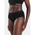 thumbnail image 2 of Reebok Women’s Performance Cotton Hipster Underwear, 3-Pack, Size S - 2XL, 2 of 7
