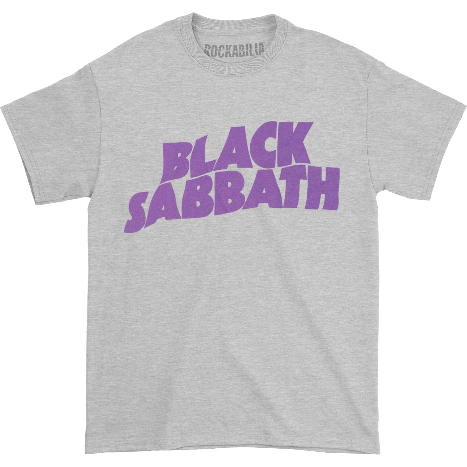 black sabbath t shirt purple