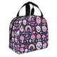 thumbnail image 2 of Easygdp cute Skull rainbow mushroom Bolsa Térmica Premium - Tela Oxford Impermeable, Gran Capacidad, Bolsillo Frontal, Unisex para Trabajo, Escuela, Actividades al Aire Libre y Picnics, 2 of 8