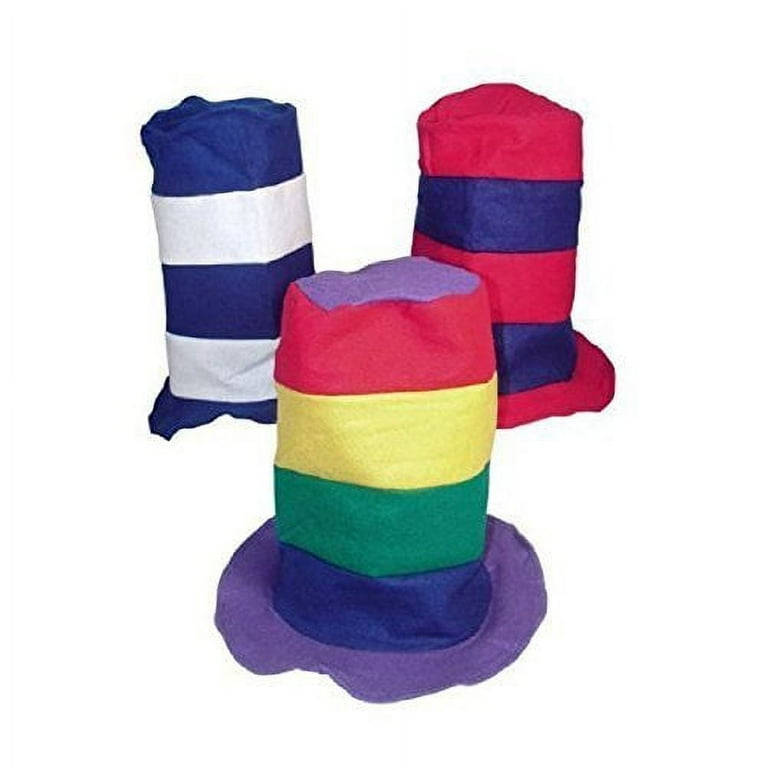 Stovepipe Hat Assortment (12Pc) - Apparel Accessories - 12
