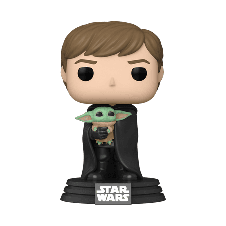 UPC: 0889698582902 | Funko Pop! Star Wars: Mandalorian – Luke with Child Vinyl Bobblehead