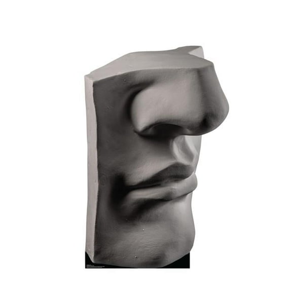 64 x 41 in. Plaster Face Cardboard Cutout Standup