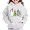 thumbnail image 2 of Girls Sweatshirt Sweater Crewneck Oversized Pullover Cotton Clothes Printed Long Sleeves Tops Casual Fleece Sweater with Pocket Fall Winter Warm Sweatshirts Kids Hoodies, 2 of 4